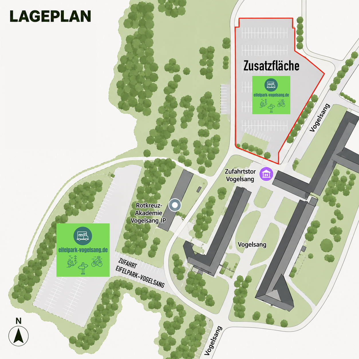 Zusatzfläche Eifelpark Vogelsang Zusatzfläche Eifelpark Vogelsang